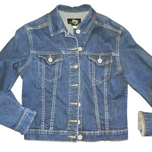 Classic Blue Denim Jean Jacket - Women's